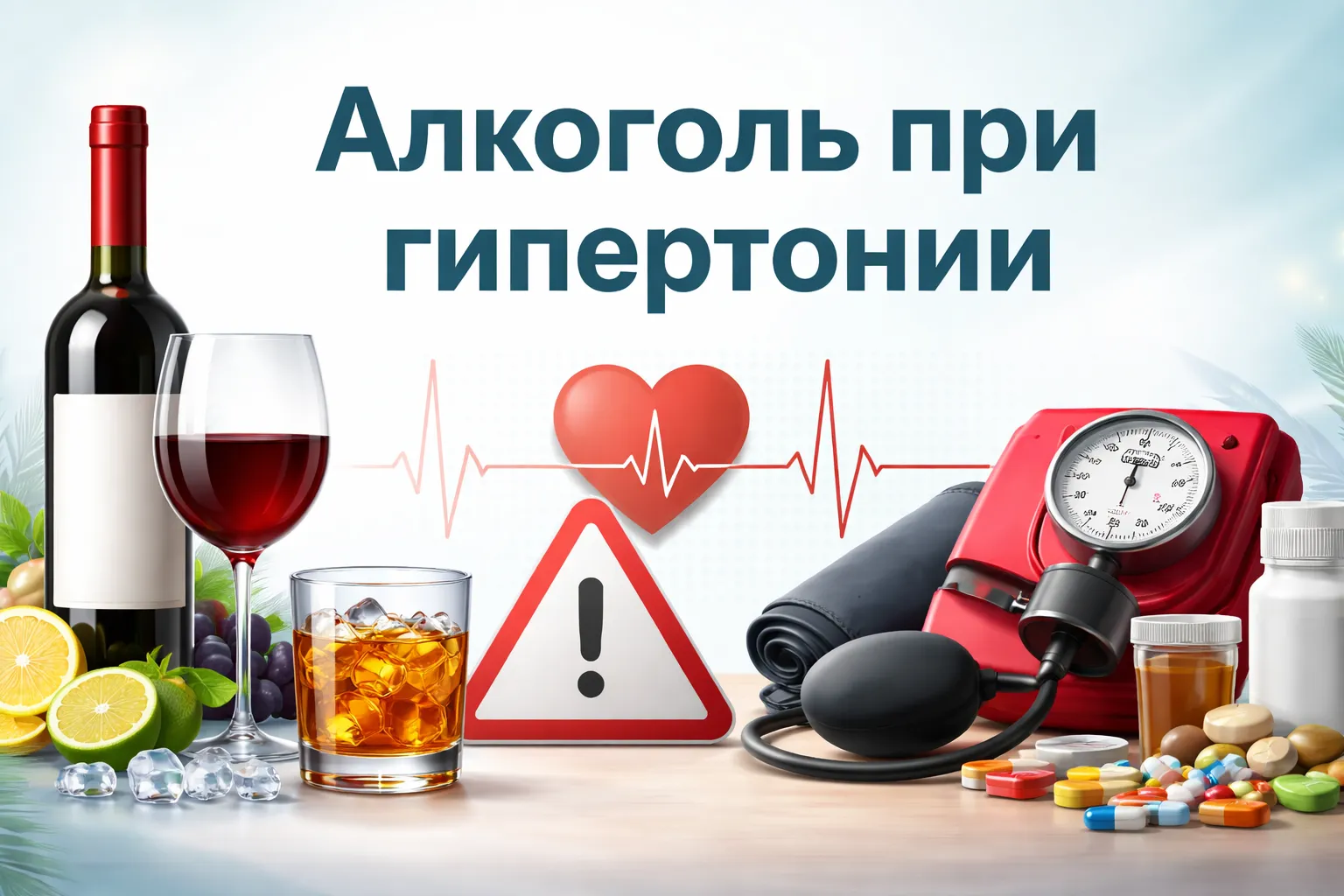 Алкоголь при гипертонии